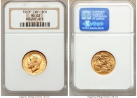George V gold Sovereign 1911-C MS63 NGC, Ottawa mint, KM20. AGW 0.2355 oz. 

HID09801242017

© 2020 Heritage Auctions | All Rights Reserved