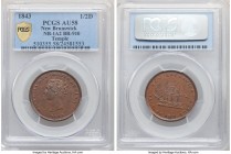 New Brunswick. Victoria "Bust / Ship" 1/2 Penny Token 1843 AU58 PCGS, KM1, Br-910, NB-1A2. 

HID09801242017

© 2020 Heritage Auctions | All Rights...