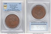Nova Scotia. Victoria "Thistle" Penny Token 1840 AU58 PCGS, KM4, Br-873, NS-2C1. 

HID09801242017

© 2020 Heritage Auctions | All Rights Reserved