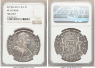 Charles IV 8 Reales 1793 So-DA VF Details (Cleaned) NGC, Santiago mint, KM51.

HID09801242017

© 2020 Heritage Auctions | All Rights Reserved