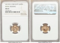 Farouk gold "Royal Wedding" 20 Piastres AH 1357 (1938) MS65 NGC, British Royal Mint mint, KM370. AGW 0.0478 oz. 

HID09801242017

© 2020 Heritage ...