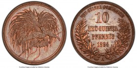 German Colony. Wilhelm II 10 Pfennig 1894-A MS63 Brown PCGS, Berlin mint, KM3, J-703. 

HID09801242017

© 2020 Heritage Auctions | All Rights Rese...