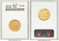 James I gold Crown ND (1603-1625) XF40 ANACS, Tower mint, Trefoil mm, Third bust, S-2625.

HID09801242017

© 2020 Heritage Auctions | All Rights R...