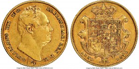 William IV gold Sovereign 1836 XF Details (Obverse Graffiti, Drill Damage) NGC, KM717, S-3829B. 

HID09801242017

© 2020 Heritage Auctions | All R...
