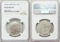 Edward VII Matte Proof 1/2 Crown 1902 PR63 NGC, KM802, S-3980. 

HID09801242017

© 2020 Heritage Auctions | All Rights Reserved
