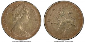 Elizabeth II Mint Error - Wrong Planchet 10 Pence 1975 MS64 PCGS, KM912. Struck on 7 gm Nickel Planchet. 

HID09801242017

© 2020 Heritage Auction...