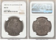 Charles IV 8 Reales 1801 NG-M AU53 NGC, Nueva Guatemala mint, KM53. Lavender-gray toning. 

HID09801242017

© 2020 Heritage Auctions | All Rights ...
