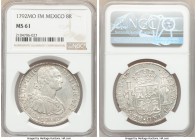 Charles IV 8 Reales 1792 Mo-FM MS61 NGC, Mexico City mint, KM109. Strong portrait and lustrous. 

HID09801242017

© 2020 Heritage Auctions | All R...