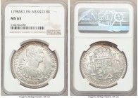 Charles IV 8 Reales 1798 Mo-FM MS63 NGC, Mexico City mint, KM109. Reflective untoned surface. 

HID09801242017

© 2020 Heritage Auctions | All Rig...