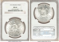 Estados Unidos "Caballito" Peso 1910 MS64 NGC, Mexico City mint, KM453. Short ray variety. Brilliant satin surface with cartwheel luster, untoned. 
...