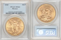 Estados Unidos gold 50 Pesos 1945 MS64 PCGS, Mexico City mint, KM481. AGW 1.2056 oz. 

HID09801242017

© 2020 Heritage Auctions | All Rights Reser...