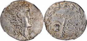 Under the Romans

MACEDON. Under the Romans. AR Tetradrachm (16.99 gms), Uncertain mint, Aesillas (Quaestor, ca. 95-70 B.C.). NGC MS★, Strike: 4/5 S...