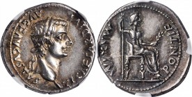 Tiberius, A.D. 14-37

Exceptional "Tribute Penny" of Tiberius

TIBERIUS, A.D. 14-37. AR Denarius (3.79 gms), Lugdunum Mint, A.D. 36-37. NGC Ch EF★...