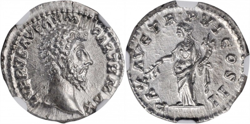 Lucius Verus, A.D. 161-169

Stunningly Flawless Denarius of Lucius Verus

LU...