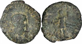 Saloninus, A.D. 259

SALONINUS AS CAESAR, A.D. 258-260. AE Sestertius, Rome Mint, A.D. 258-260. NGC VG.

RIC-32. Obverse: LIC COR SAL VALERIANVS N...