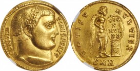 Constantine I, A.D. 307-337

CONSTANTINE I, A.D. 307-337. AV Aureus (5.28 gms), Nicomedia Mint, A.D. 315. NGC Ch AU, Strike: 5/5 Surface: 3/5. Ex Je...