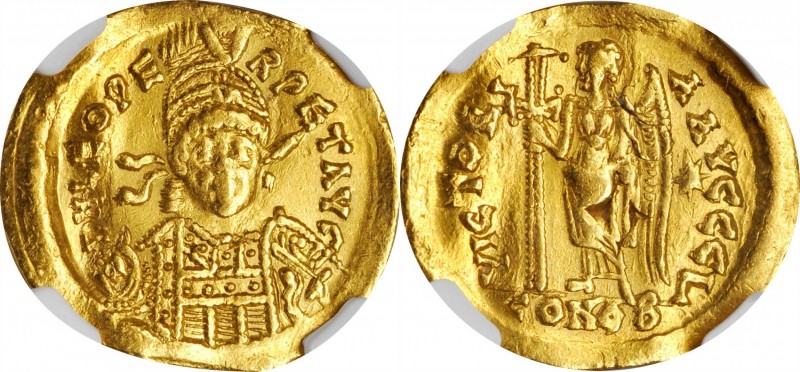 Leo I, A.D. 457-474

LEO I, A.D. 457-474. AV Solidus (4.33 gms), Constantinopl...