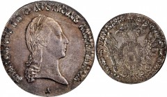 AUSTRIA

AUSTRIA. Taler, 1815-A. Vienna Mint. Francis I. PCGS MS-64 Gold Shield.

Dav-6; KM-2161. A superbly preserved Taler with slightly reflect...