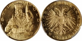 AUSTRIA

AUSTRIA. 25 Schillings, 1935. PCGS PROOFLIKE-65 Gold Shield.

Fr-524; KM-2856. Mintage: 2,880. An incredibly vibrant Gem example of this ...
