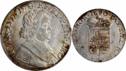 BELGIUM

BELGIUM. Liege. Patagon, 1690. Jean-Louis d'Elderen. PCGS MS-63 Gold Shield.

Dav-4300; Delm-478. A boldly struck and lustrous Patagon wi...