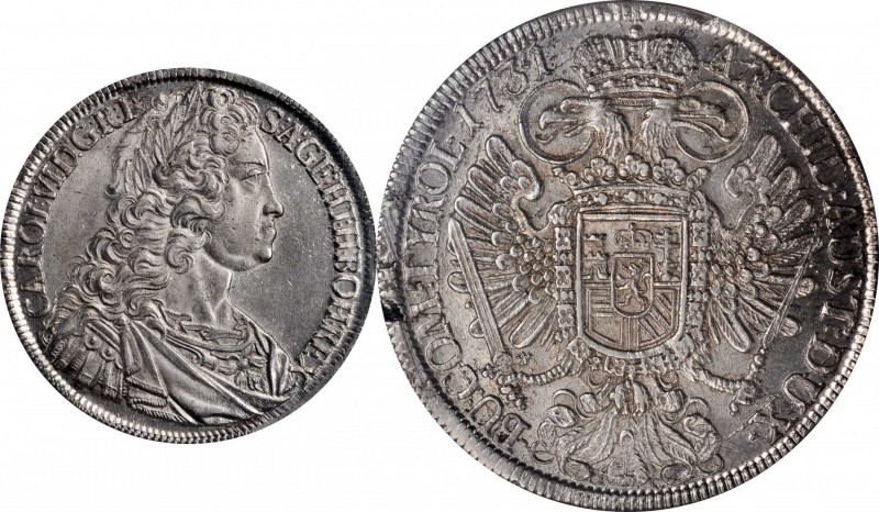 BOHEMIA

BOHEMIA. Taler, 1731. Prague Mint. Charles VI. NGC MS-64.

Dav-1086...
