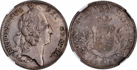 DENMARK

DENMARK. Krone, 1748. Frederik V. NGC MS-64+.

KM-572; Sieg-12.1; H-31A. Variety with low foliage and no horizon line on the reverse. The...