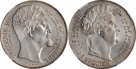 DENMARK

DENMARK. Speciedaler, 1848-FK//VS. Copenhagen Mint. Frederik VII. NGC MS-63+.

Dav-75; KM-742. Struck to commemorate the death of Christi...