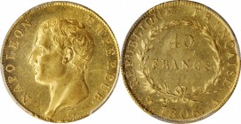 Louis XVI to Napoleon III (1774-1870)

FRANCE. 40 Francs, 1806-A. Paris Mint. Napoleon as Emperor. PCGS MS-62 Gold Shield.

Fr-481; KM-675.1; Gad-...