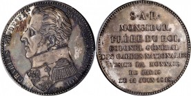 Louis XVI to Napoleon III (1774-1870)

FRANCE. Silver 5 Francs Essai (Pattern), 1818. Charles X. PCGS SPECIMEN-63 Gold Shield.

Maz-794; Gad-618b....