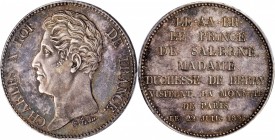 Louis XVI to Napoleon III (1774-1870)

FRANCE. Silver 5 Francs Essai (Pattern), 1825. Charles X. PCGS SPECIMEN-63 Gold Shield.

Maz-900; Gad-645a....
