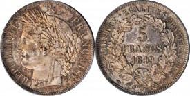 Louis XVI to Napoleon III (1774-1870)

FRANCE. 5 Francs, 1849-A. Paris Mint. PCGS MS-65 Gold Shield.

Dav-93; KM-761.1; Gad-719. Different: hand/d...