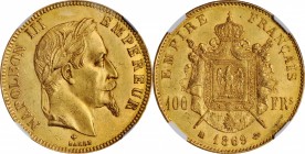 Louis XVI to Napoleon III (1774-1870)

FRANCE. 100 Francs, 1869-BB. Strasbourg Mint. Napoleon III. NGC MS-61.

Fr-580; KM-802.2; Gad-1136; F-551. ...
