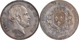Third Republic to current (since 1870)

FRANCE. Silver 5 Francs Piefort Pattern, 1873. Henry V (the Pretender). PCGS SPECIMEN-62 Gold Shield.

Maz...