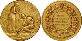 Third Republic to current (since 1870)

FRANCE. Gardening Association Gold Award Medal, 1912. Paris Mint. CHOICE UNCIRCULATED.

Diameter: 27.9mm; ...