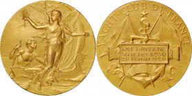 Third Republic to current (since 1870)

FRANCE. Yacht Club de France Gold Award Medal, 1920. Paris Mint. CHOICE UNCIRCULATED.

Diameter: 36.1mm; W...