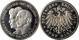 German States

GERMANY. Anhalt-Dessau. 5 Mark, 1914-A. Berlin Mint. Friedrich II. PCGS PROOF-65 Deep Cameo Gold Shield.

Dav-512; KM-31; J-25. Iss...