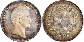German States

GERMANY. Bavaria. Taler, 1837. Ludwig I. PCGS MS-64.

Dav-580; KM-790; J-54. Commemorating the Order of Merit, this piece would see...