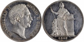 German States

GERMANY. Bavaria. 2 Talers, 1848. Munich Mint. Maximilian II. PCGS MS-61 Prooflike Gold Shield.

Dav-598; KM-830.2. Constitution co...