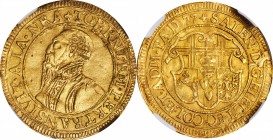 German States

GERMANY. Cologne. 2 Ducats, 1577. Salentin von Isenburg. NGC EF Details--Removed from Jewelry.

Fr-812. Obverse: TORRNTEM PER TRANS...
