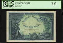 AZORES

AZORES. Banco de Portugal. 10 Mil Reis Ouro, 30.1.1905. P-10. PCGS Currency Very Fine 25.

A highly scarce note which is likely missing fr...