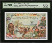 CENTRAL AFRICAN REPUBLIC

CENTRAL AFRICAN REPUBLIC. Banque Des Etats De L'Afrique Centrale. 5000 Francs, 1980. P-11. PMG Gem Uncirculated 65 EPQ.
...