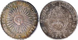 ARGENTINA

Evocatively Toned Sunface Masterpiece

ARGENTINA. 8 Reales, 1813-PTS J. Potosi Mint. PCGS MS-61 Gold Shield.

KM-5; CJ-4.1.54 (R-2). ...