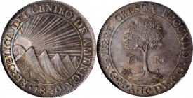 CENTRAL AMERICA

GUATEMALA. Central American Republic. 8 Reales, 1840/37-NG MA/BA. Nueva Guatemala Mint. NGC MS-62.

KM-4. From a beloved series, ...