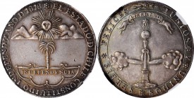 CHILE

CHILE. Silver Independence Proclamation Medal, 1818. NGC AU-55.

Fonrobert-9842. Diameter: 36mm. Weight: 18.27gms. By Francisco Borja Veneg...