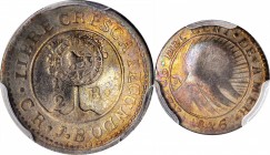 COSTA RICA

COSTA RICA. Costa Rica - Central American Republic. 1/2 Real, ND (1849-57). PCGS VF-30 Gold Shield; Countermark: EF Details.

KM-68. T...