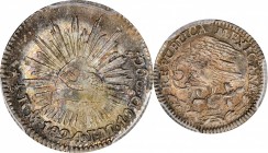 Republic Reales

MEXICO. "Hookneck" 1/2 Real, 1824-Mo JM. Mexico City Mint. PCGS MS-63 Gold Shield.

KM-369. Hubbard & O'Harrow-Unlisted (Ty. 2/4 ...