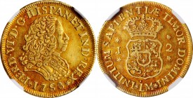 PERU

A Beautiful Representative of this Very Rare Type Less than 10 Known for all Dates!

PERU. 2 Escudos, 1753-LM J. Lima Mint. Ferdinand VI. NG...