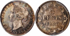 CANADA

CANADA. Newfoundland. 5 Cents, 1870. London Mint. Victoria. PCGS MS-66 Gold Shield.

KM-2. Tied for the finest certified of the date with ...