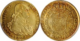 COLOMBIA

COLOMBIA. 4 Escudos, 1792-NR JJ. Nuevo Reino Mint. Charles IV. PCGS AU-58 Gold Shield.

KM-61.1; Cal-Type 33 #262; Fr-53; Restrepo-94.2....