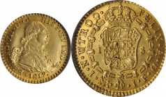 COLOMBIA

COLOMBIA. Escudo, 1817-NR JF. Nuevo Reino Mint. Ferdinand VII. NGC MS-61.

Fr-65; KM-64.1. While not a rare type, this is seldom seen in...